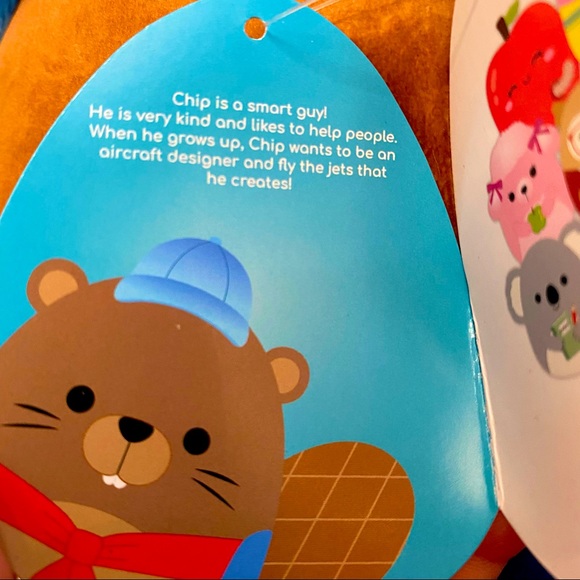 NWT 8” Chip the Beaver Squishmallow - Picture 5 of 5